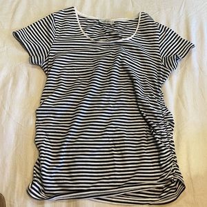 Maternity striped shirt